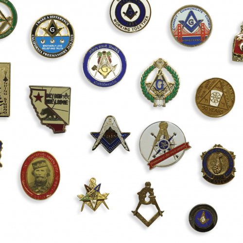 The 2019 Welsh Freemasons Pin Badge 