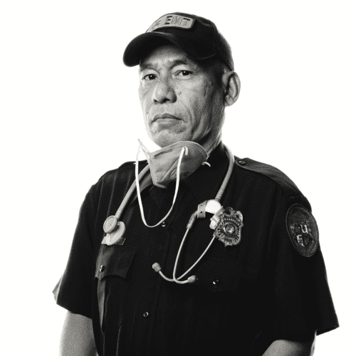 Freemason Dondi Manzon, an emergency medical technician who works closely with death