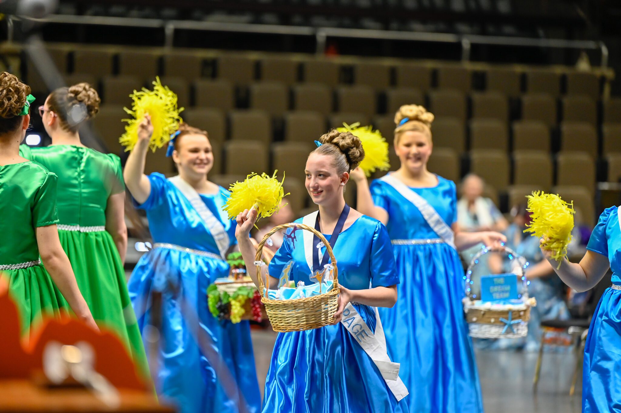 Members of the Rainbow Girls celebrate their centennial during the 2022 General Assembly in Fresno.