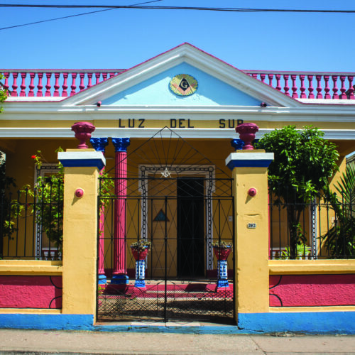 Logia Luz Del Sur in Cuba. Despite its communist history, Cuba is home to a thriving Masonic community with many colorful lodges.