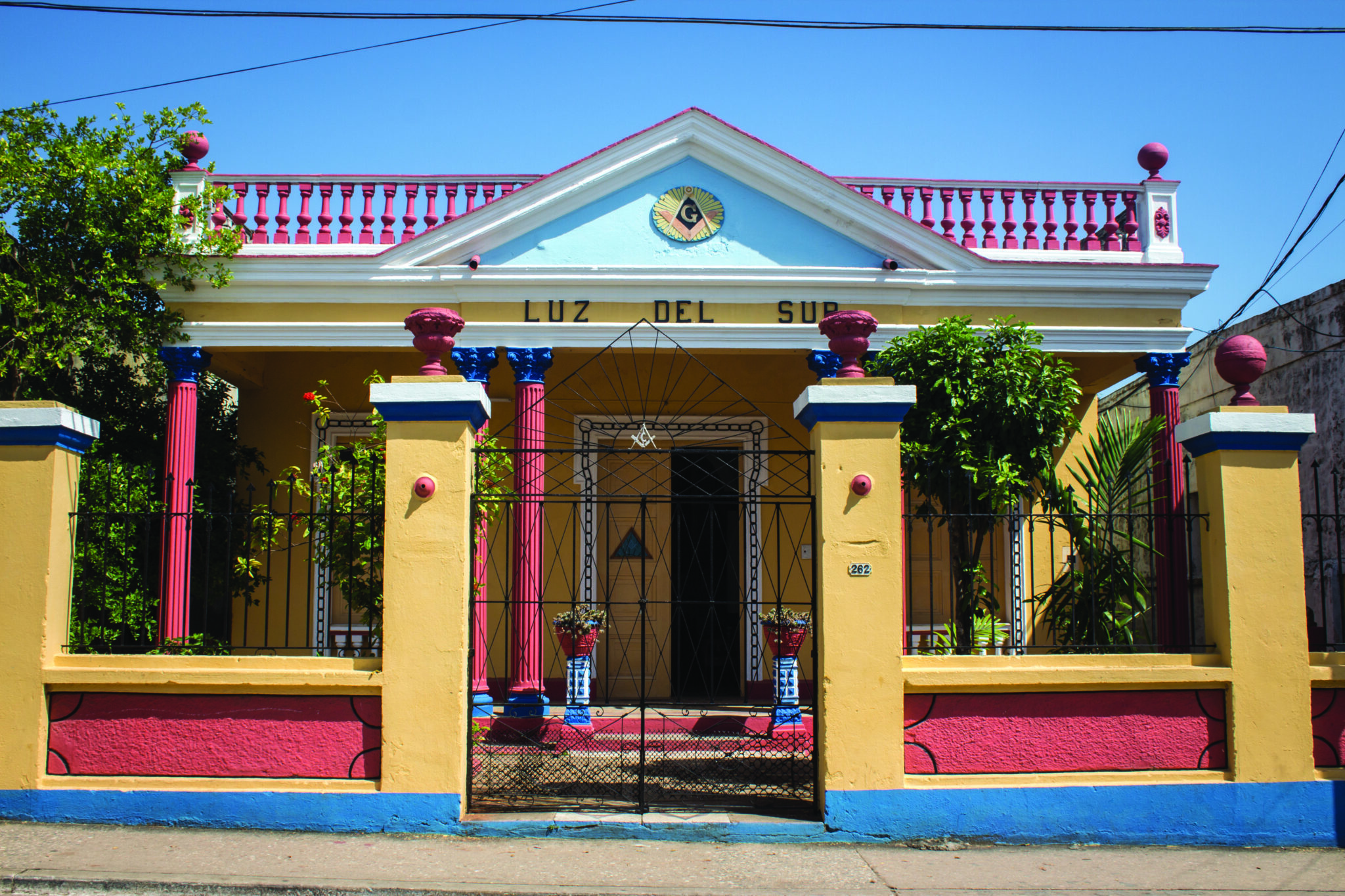 Logia Luz Del Sur in Cuba. Despite its communist history, Cuba is home to a thriving Masonic community with many colorful lodges.