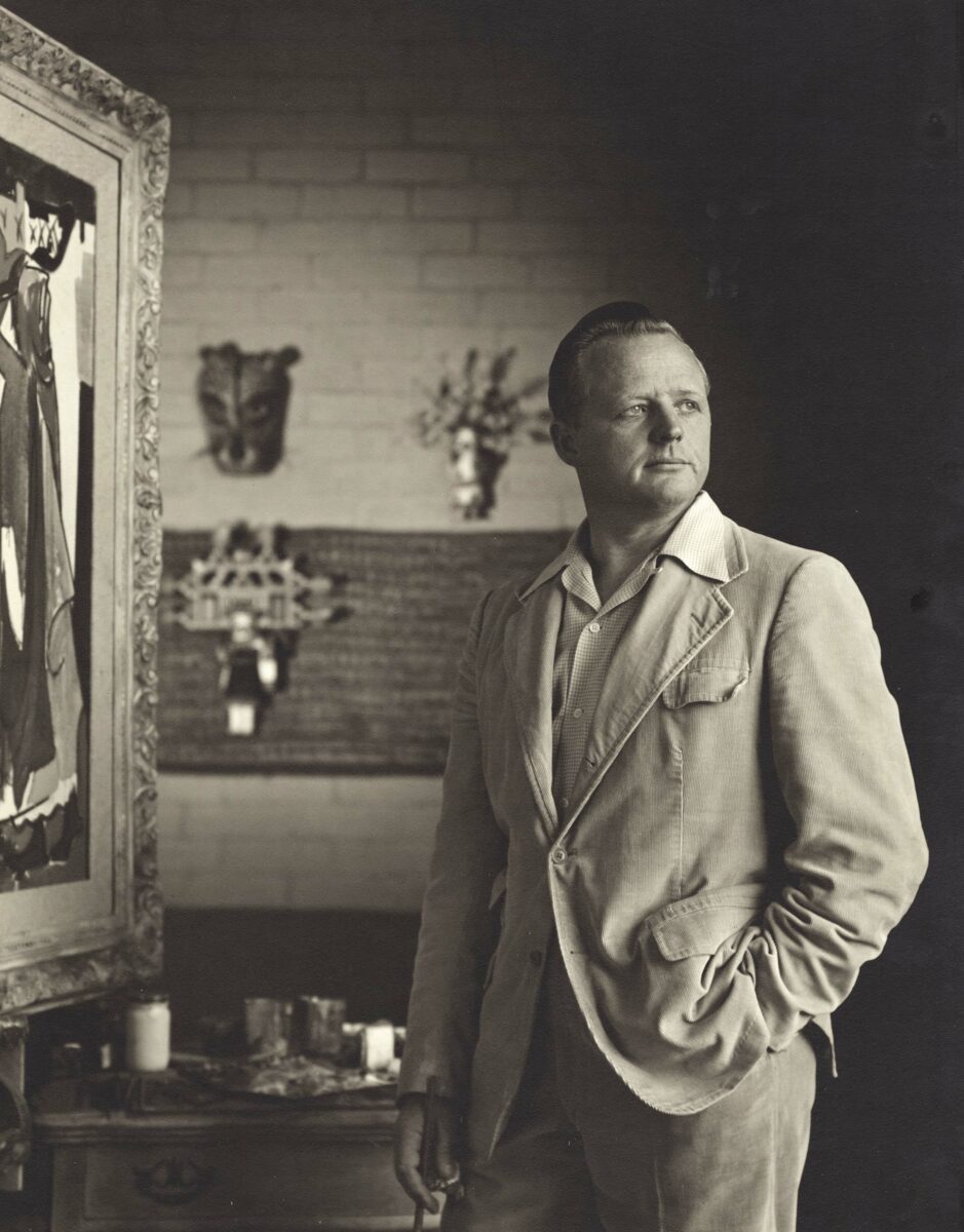 Millard Sheets, artist, architectural designer, and professor, in 1947.