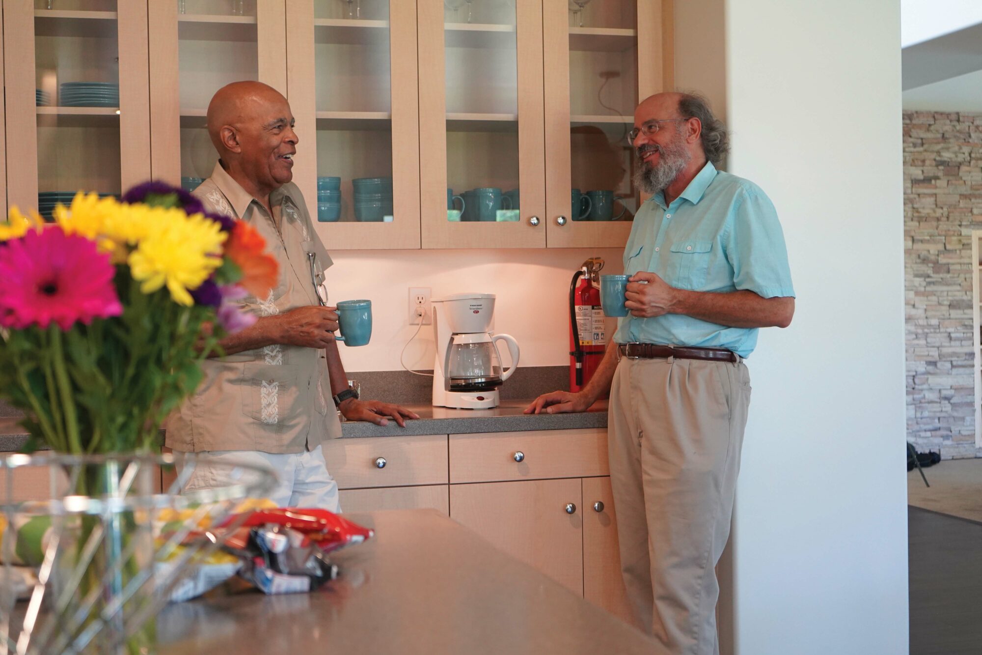 D anilo Manalansan and John Parcher in the Shared Housing residence in Covina