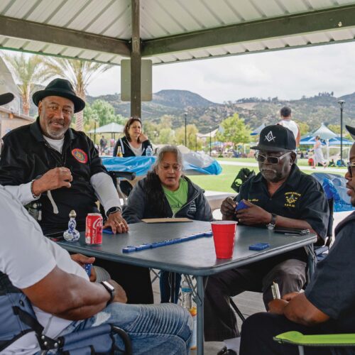 California Freemason: Members of the Prince Hall Smooth Ashlar No. 119 hosted an intralodge barbecue in Temecula. They are among several groups from the Prince Hall and Grand Lodge of California that have begun working together in recent years.