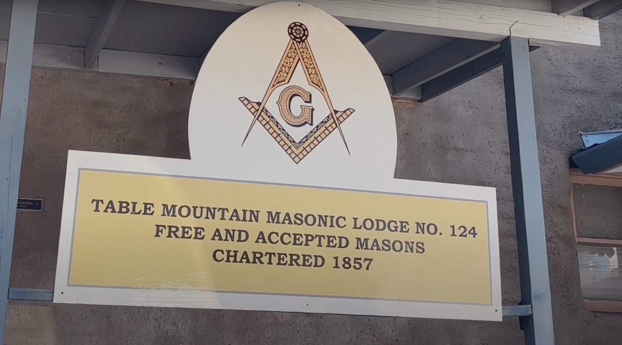 California Freemason: Table Mountain Lodge No. 124