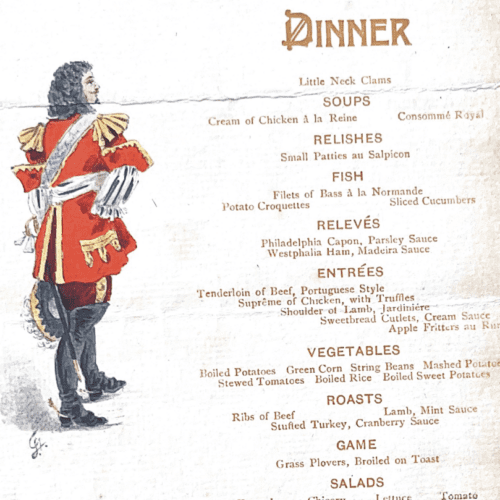 California Freemason: Masonic Banquet Food Menu