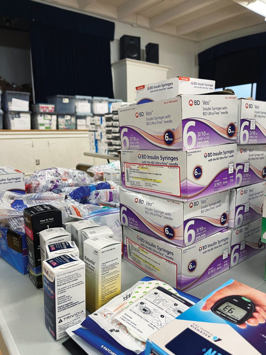Culver City-Foshay No. 467 used its hall to distribute diabetes supplies.