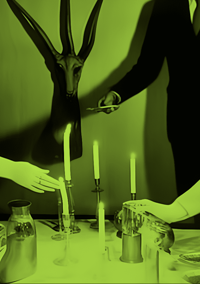 Friend Cult's branding invokes esoteric and vaguely mystical symbology.