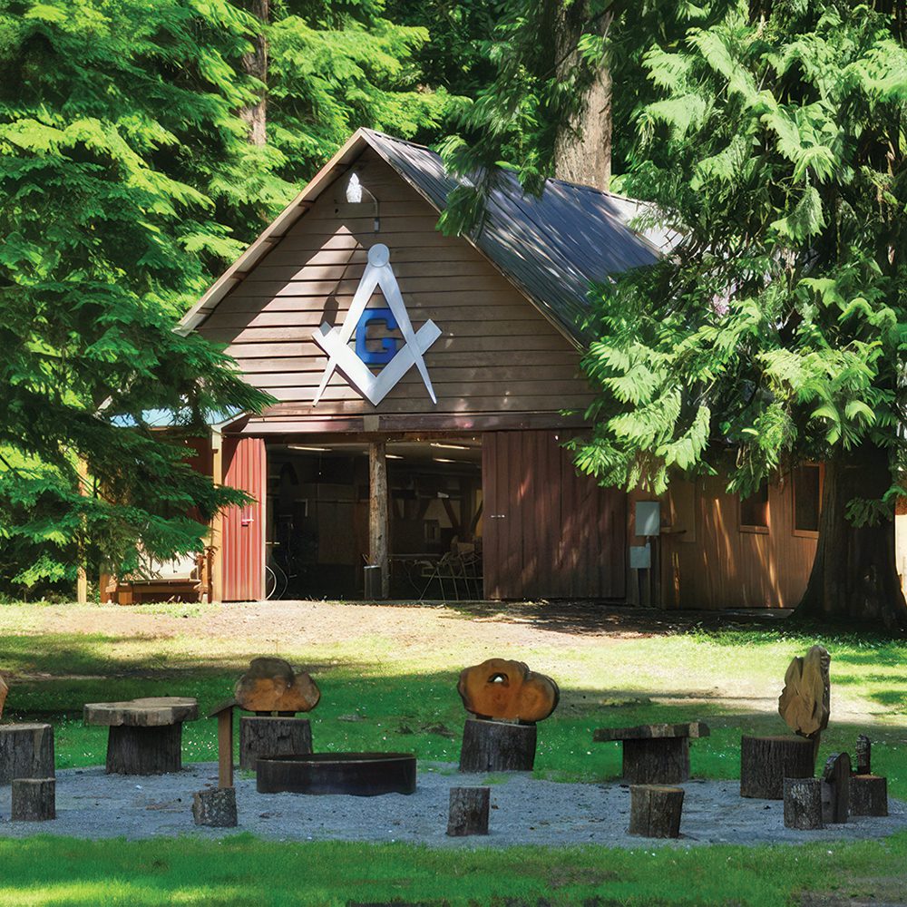 At the Masonic Family Park in Washington State, a Masonic campsite is a respite for the fraternal sojourner.
