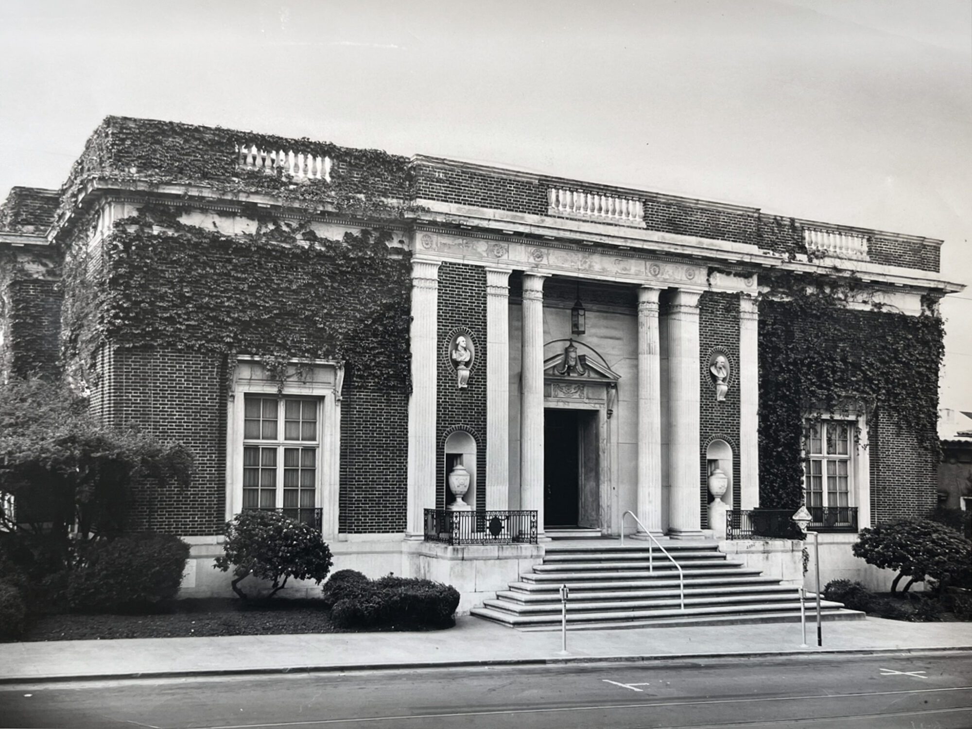 The UC Berkeley Masonic Clubhouse operated from the 1920s until the 1960s on Bancroft Way and Bowditch Street.