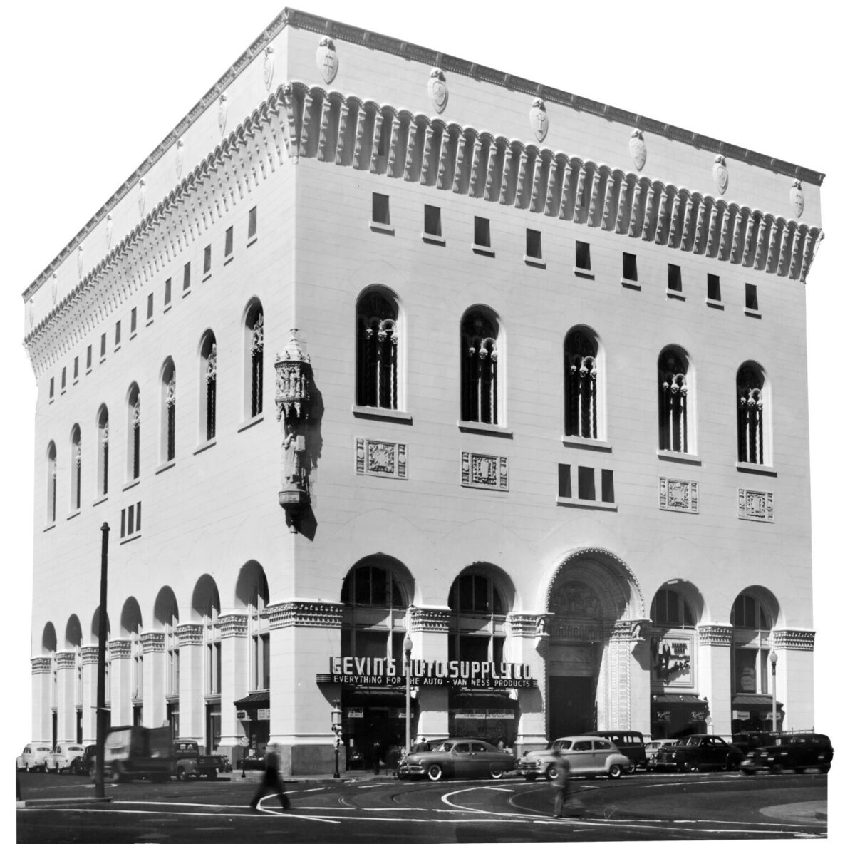 The Grand Lodge Temple is home to several city departments, though the domed ceiling remains in place above the old Commandery Hall.