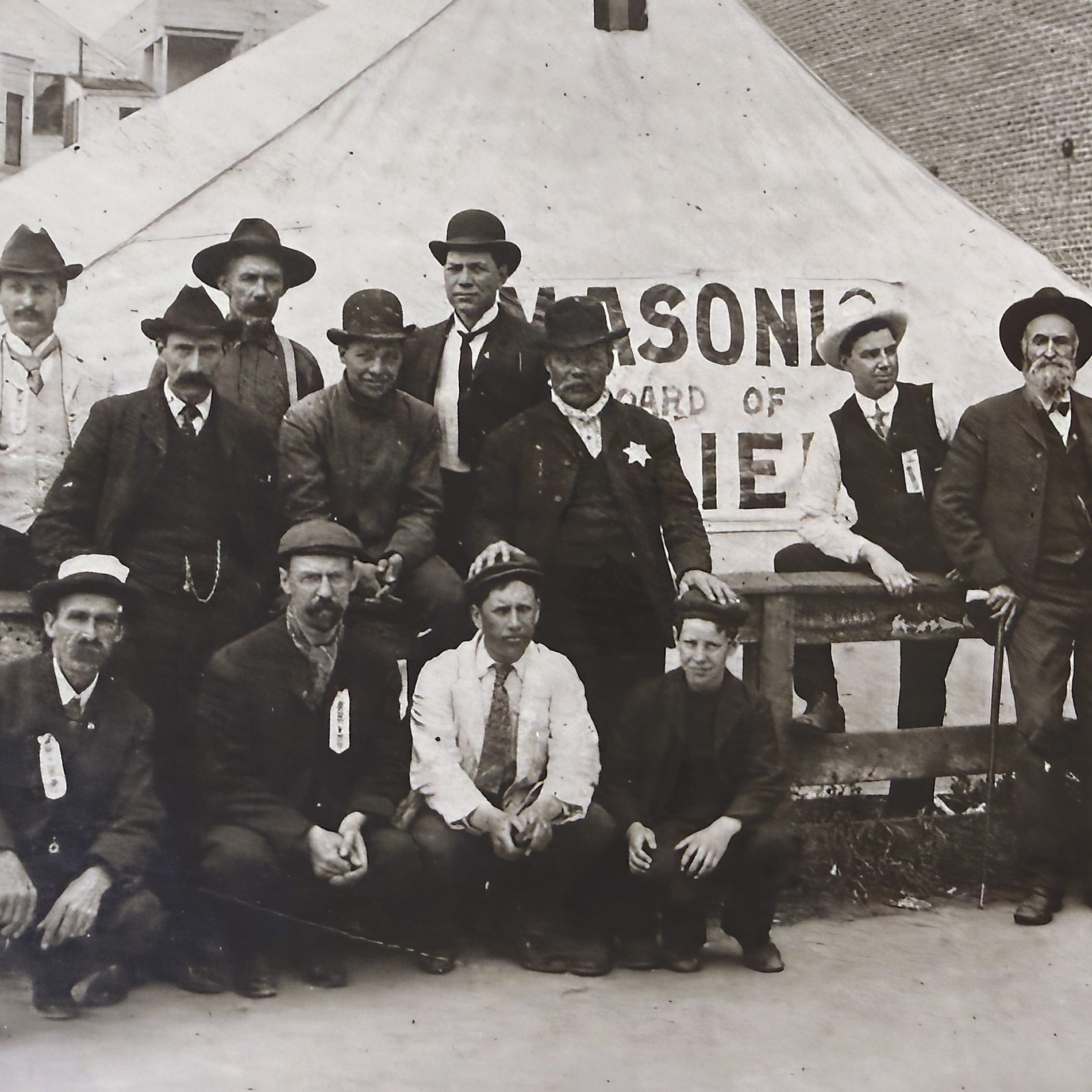The San Francisco Masonic Board of Relief in the wake of the 1906 earthquake and fire.